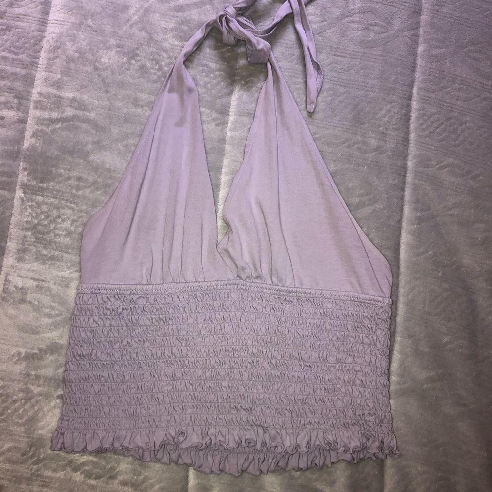 American Eagle Lavender Halter Top